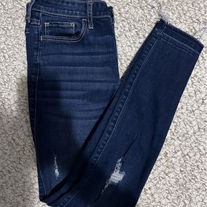 Dark wash denim jeans from Hollister